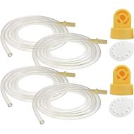 Nenesupply Tubing Compatible with Medela Pump in Style Advanced Breastpump Replacement Parts for Medela Pump Parts Incl. Tubing Valves Membranes