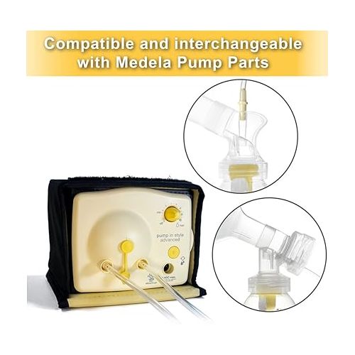  Nenesupply Tubing Compatible with Medela Pump in Style Advanced Breastpump Replacement Parts for Medela Pump Parts Incl. Tubing Valves Membranes