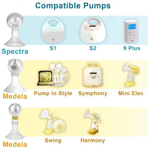  [아마존베스트]NENESUPPLY Nenesupply 6 pc Compatible Duckbill Valves for Medela Spectra S1 Spectra S2 and Medela Pump in...