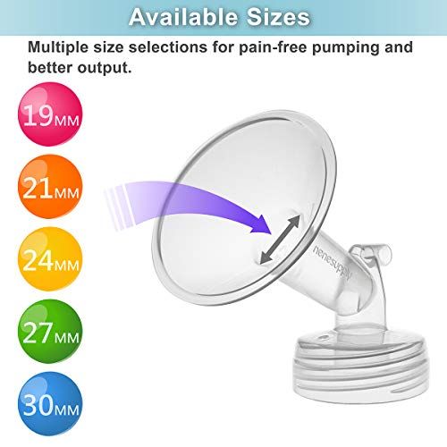  [아마존베스트]NENESUPPLY Nenesupply Pump Parts Compatible with Spectra S2 Spectra S1 9 Plus Breast Pump Not Original Spectra S2 Accessories Not Original Spectra Pump Parts Replacement Flange 24mm Valve Tub