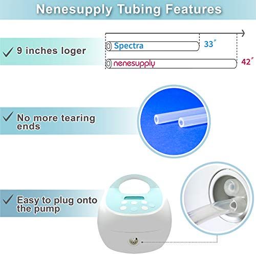  [아마존베스트]NENESUPPLY Nenesupply Pump Parts Compatible with Spectra S2 Spectra S1 9 Plus Breast Pump Not Original Spectra S2 Accessories Not Original Spectra Pump Parts Replacement Flange 24mm Valve Tub