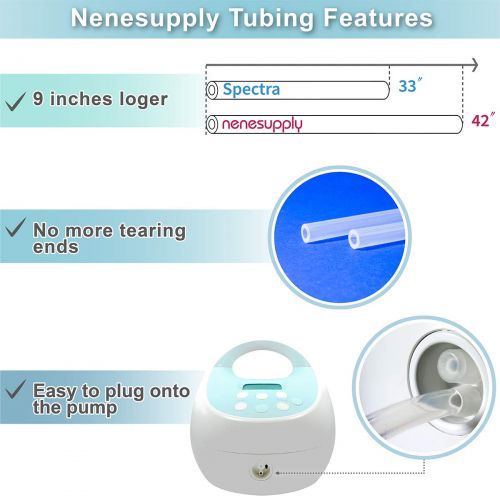  [아마존베스트]NENESUPPLY Nenesupply Pump Parts Compatible with Spectra S2 Spectra S1 9 Plus Breast Pump Not Original Spectra S2 Accessories Not Original Spectra Pump Parts Replacement Flange 24mm Valve Tub