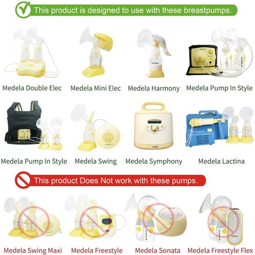  [아마존베스트]NENESUPPLY Nenesupply Compatible Membranes and Valves for Medela Breastpumps. Use on Medela Pump in Style...