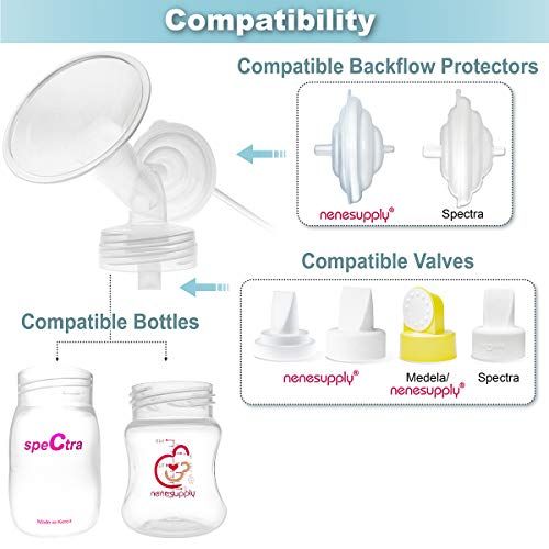  [아마존베스트]NENESUPPLY Nenesupply Pump Parts Compatible with Spectra S2 Spectra S1 Breast Pumps Not Original Spectra...