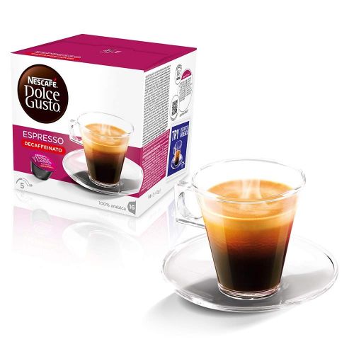 네스카페 NESCAF%C3%89 Nestle Nescafe Dolce Gusto Coffee Pods - Decaffeinated Espresso Flavor - Choose Quantity (5 Pack (80...