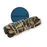 인센스스틱 NESSASTORES - White Sage + Yerba Santa Smudge Stick Incense 4 Bundle #JC-152 (16 pcs)