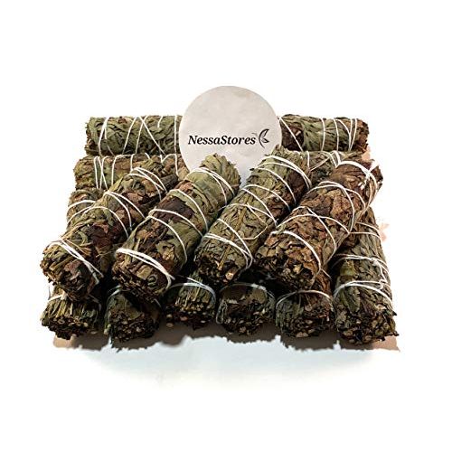  인센스스틱 NESSASTORES - Yerba Santa + Mugwort Smudge Incense 4 Bundle #JC-170 (20 pcs)