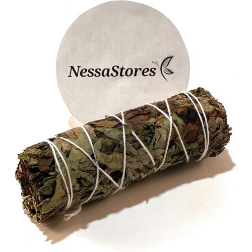  인센스스틱 NESSASTORES - Yerba Santa + Mugwort Smudge Incense 4 Bundle #JC-170 (20 pcs)