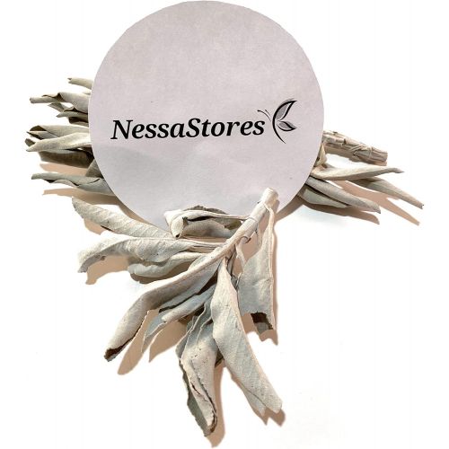  인센스스틱 NESSASTORES - California White Sage Smudge Loose Cluster Incense Bulk #JC-001 (1/2 lb)