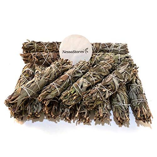  인센스스틱 NESSASTORES - Black Sage Smudge Incense 4-5 Bundle #JC-147 (8 pcs)