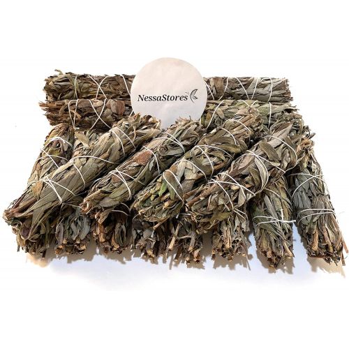  인센스스틱 NESSASTORES - Black Sage Smudge Incense 4-5 Bundle #JC-147 (8 pcs)