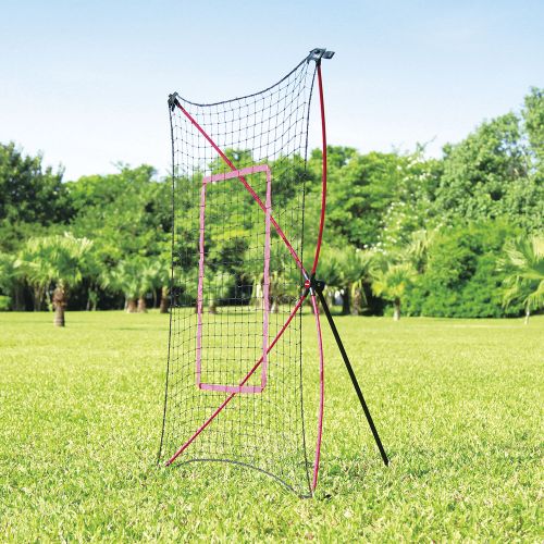  Net Playz NET PLAYZ PitchBack Portable Baseball Rebound Net, 5FT x 3FT, Quick Set Up, Lightweight, Multi Angle Adjustment, Baseball Training Net, Baseball Trainer Suitable Throwing, Pitching