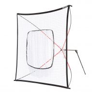 Net Playz NET PLAYZ Baseball & Softball Practice Hitting Net, Instant Portable, 7FT x 7FT, Pitching, Batting, Fielding, Quick Set-Up, Fold up, Training Equipment. Carry Bag Included