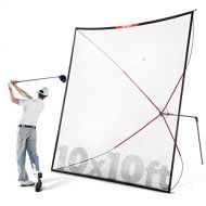 NET PLAYZ Golf Practice Net Hitting Netting for Backyard Portable Driving Range Golf Cage Indoor Golf Net 10 X 10