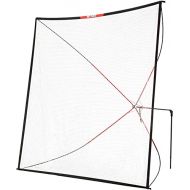 NET PLAYZ Golf Practice Auto Return Net,10Ft x 10Ft, Quick Set-up, Multi-Angle Adjustment, Golf Rebound net, Outdoor Training net, Black, (ODNP-310)