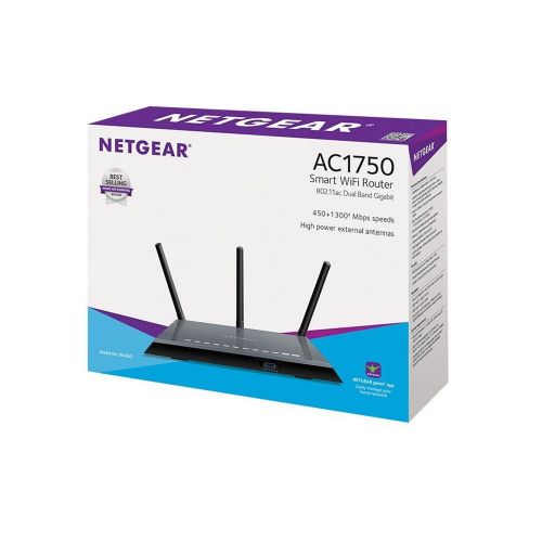  NETGEAR AC1750 Dual Band WiFi Router, Gigabit Ethernet (R6400)