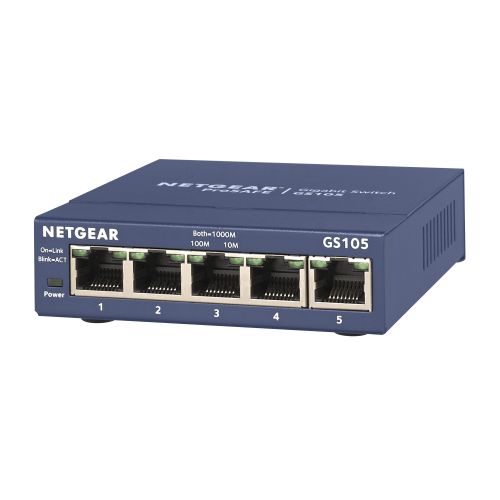  NETGEAR ProSAFE GS105 - switch - 5 ports