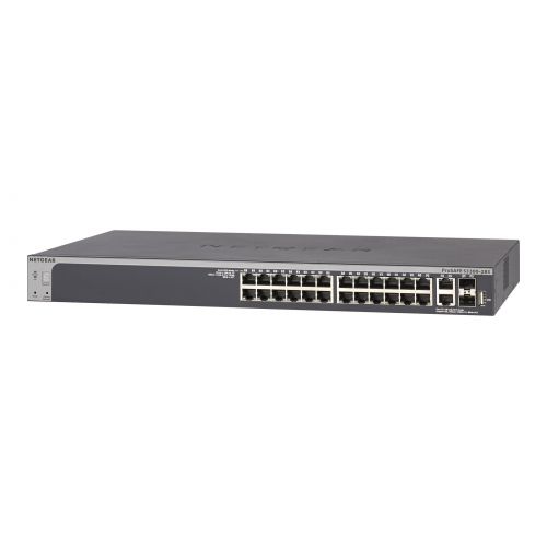  NETGEAR ProSAFE S3300-28X-PoE+ - switch - 28 ports - smart - rack-mountable