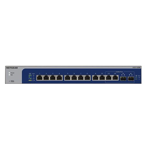  NETGEAR 12-port 10-Gigabit  Multi-Gigabit Ethernet Smart Managed Plus Switch