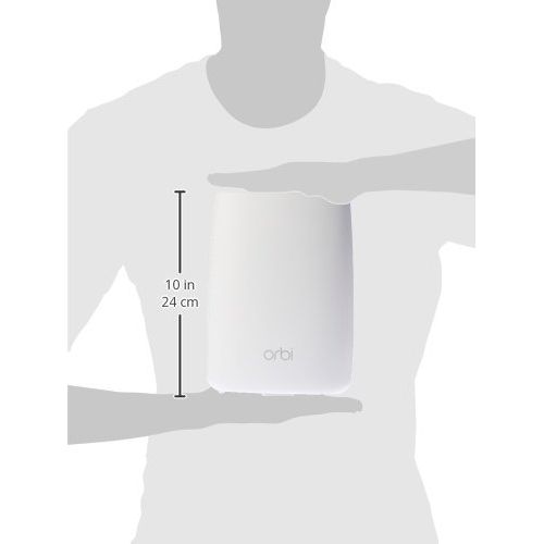  NETGEAR Orbi Ultra-Performance Whole Home Mesh WiFi System - WiFi router and single satellite extender with speeds up to 3Gbps over 5,000 sq. feet, AC3000 (RBK50)