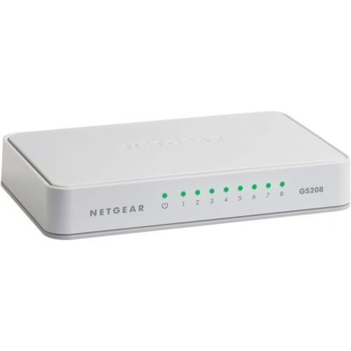  [아마존 핫딜]  [아마존핫딜]NETGEAR 8-Port Gigabit Ethernet Unmanaged Switch, Desktop, Internet Splitter, Fanless, Plug-and-Play (GS208)