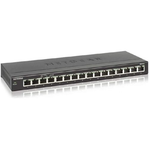  [아마존 핫딜] [아마존핫딜]NETGEAR 16-Port Gigabit Ethernet Unmanaged Switch (GS316) - Desktop, Fanless Housing for Quiet Operation