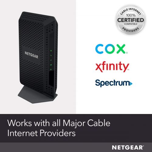  [아마존 핫딜] NETGEAR Cable Modem CM600 - Compatible with all Cable Providers including Xfinity by Comcast, Spectrum, Cox | For Cable Plans Up to 400 Mbps | DOCSIS 3.0