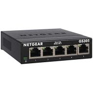 [아마존베스트]NETGEAR 5-Port Gigabit Ethernet Unmanaged Switch (GS305) - Desktop, Sturdy Metal Fanless Housing