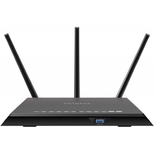  NETGEAR Nighthawk Smart WiFi Router (R7000) - AC1900 Wireless Speed (up to 1900 Mbps) | Up to 1800 sq ft Coverage & 30 Devices | 4 x 1G Ethernet and 2 USB ports | Armor Security