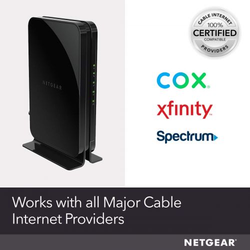  NETGEAR Cable Modem CM500 - Compatible with all Cable Providers including Xfinity by Comcast, Spectrum, Cox | For Cable Plans Up to 300 Mbps | DOCSIS 3.0