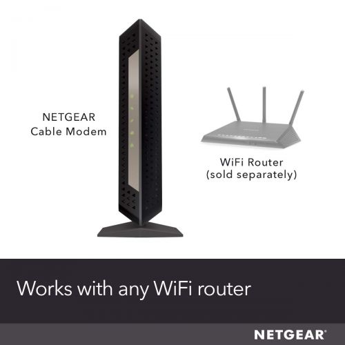  NETGEAR Cable Modem CM1000 - Compatible with all Cable Providers including Xfinity by Comcast, Spectrum, Cox | For Cable Plans Up to 1 Gigabit | DOCSIS 3.1