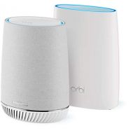 NETGEAR Orbi Voice Whole Home Mesh WiFi System - fastest WiFi router and satellite extender with Amazon Alexa and Harman Kardon speaker built in, AC3000 (RBK50V)