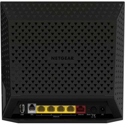  [아마존베스트]NETGEAR AC1600 WiFi VDSL/ADSL Modem Router  802.11ac Dual Band Gigabit (D6400-100NAS)