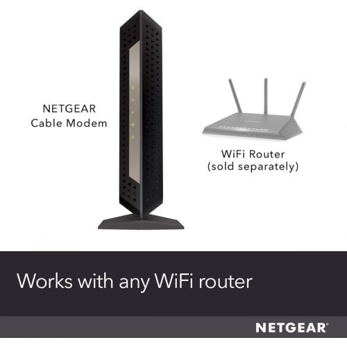  [아마존베스트]NETGEAR Cable Modem CM1000 - Compatible with All Cable Providers Including Xfinity by Comcast, Spectrum, Cox | For Cable Plans Up to 1 Gigabit | DOCSIS 3.1, Black (CM1000-1AZNAS)