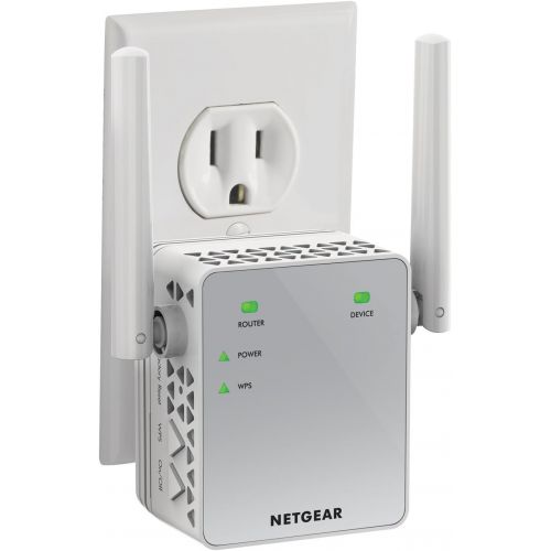  NETGEAR Wi-Fi Range Extender EX3700 - Coverage Up to 1000 Sq Ft and 15 Devices with AC750 Dual Band Wireless Signal Booster & Repeater (Up to 750Mbps Speed), and Compact Wall Plug