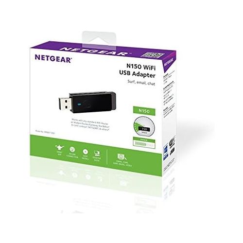  NETGEAR N150 Wi-Fi USB Adapter (WNA1100)
