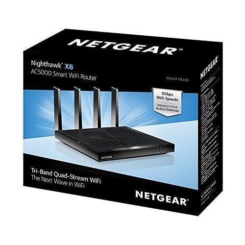  NETGEAR AC5300 Nighthawk X8 Tri-Band WiFi Router (R8500-100NAS) (Discontinued)