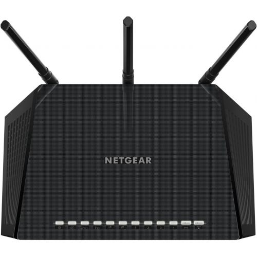  NETGEAR Smart WiFi Router with Dual Band Gigabit for Amazon EchoAlexa - AC1750 (R6400-100NAS)