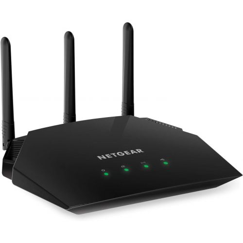  NETGEAR AC1200 Dual Band Smart WiFi Router, Fast Ethernet (R6120)