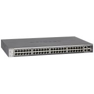 NETGEAR GS752TX-100NES 52-Port Smart Managed Pro Stackable Switch, 48GbE, 2 SFP+, 2 10GBASE-T, ProSAFE Lifetime Protection (GS752TX)