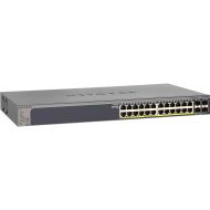 NETGEAR GS728TP-100NAS 24-Port Gigabit Ethernet Smart Managed Pro Switch, PoE/PoE+, 192w, 4 SFP, ProSAFE Lifetime Protection (GS728TP)