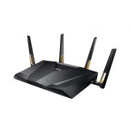 NETGEAR ASUS ROG Rapture GT-AX11000 AX11000 Tri-Band 10 Gigabit WiFi Router, Aiprotection Lifetime Security by Trend Micro, Aimesh Compatible for Mesh WIFI System, Next-Gen Wifi 6, Wireles