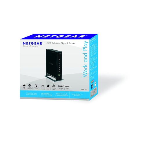  NETGEAR WNR3500L N300 Open-Source Gigabit WiFi Router (WNR3500Lv2), 128MB NAND and 128MB RAM, 480 MHz MIPS 74K Processor