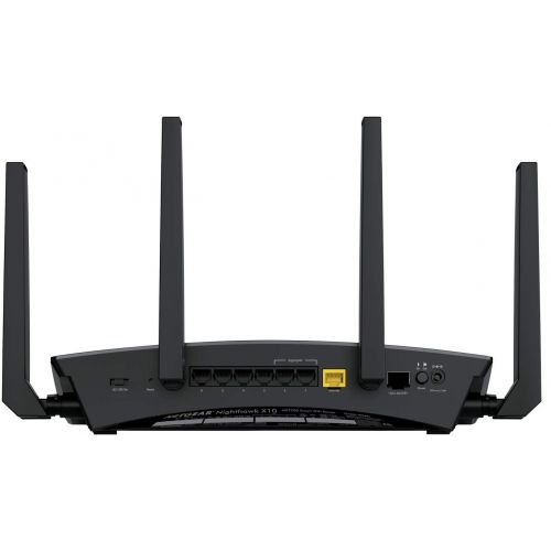  NETGEAR Nighthawk X10 AD7200 802.11ac/ad Quad-Stream WiFi Router, 1.7GHz Quad-core Processor, Plex Media Server, Compatible with Amazon Alexa (R9000) (Renewed)