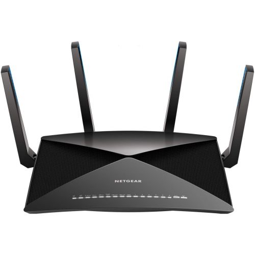  NETGEAR Nighthawk X10 AD7200 802.11ac/ad Quad-Stream WiFi Router, 1.7GHz Quad-core Processor, Plex Media Server, Compatible with Amazon Alexa (R9000) (Renewed)