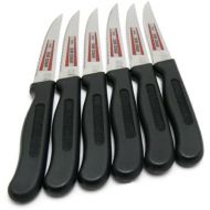 [아마존베스트]Roer # 10127 6 Utility Knives Black Lunch Knife Breakfast Knife Snack Knife
