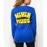 NEVER MADE Never Made Projects Blue Long Sleeve T-Shirt