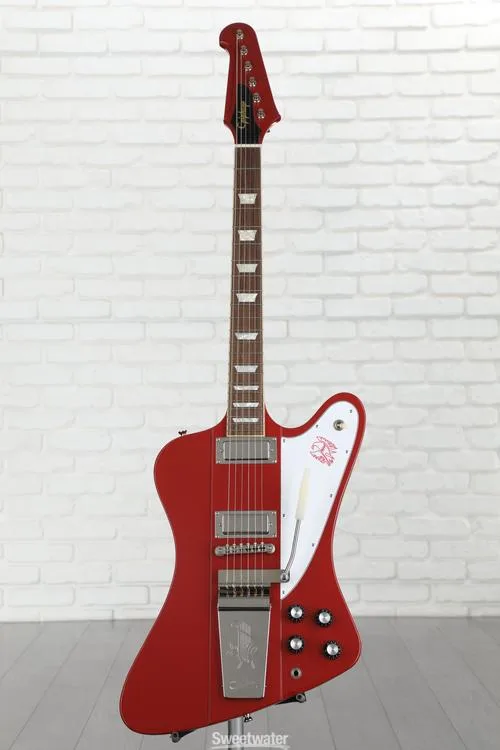  NEW
? Epiphone 1963 Firebird V Electric Guitar - Ember Red