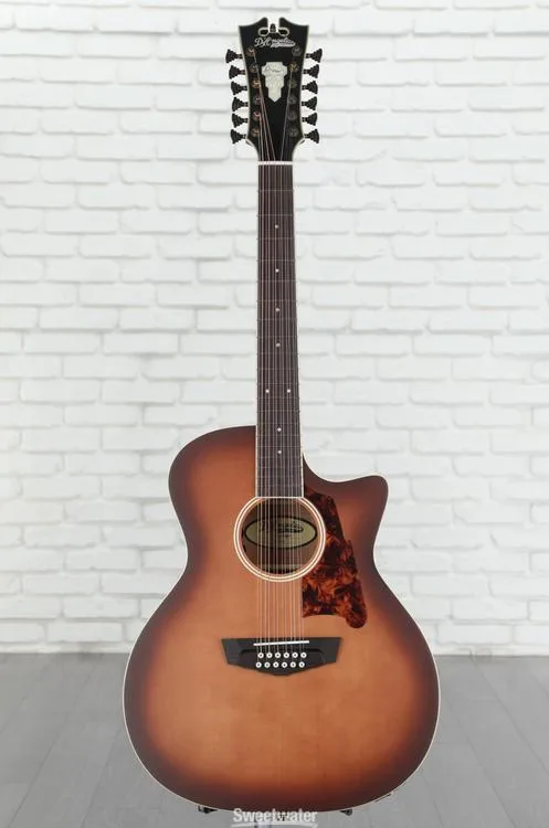  D'Angelico Premier Fulton 12-string Acoustic-electric Guitar - Caramel Burst