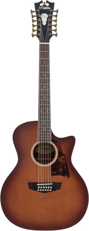  D'Angelico Premier Fulton 12-string Acoustic-electric Guitar - Caramel Burst